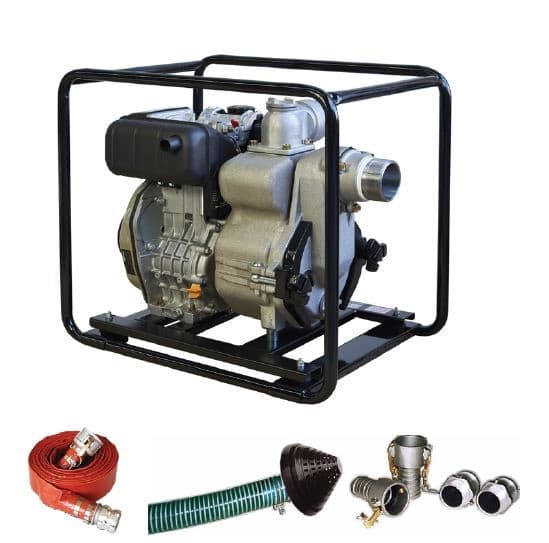 3" Diesel-Powered Trash Pump